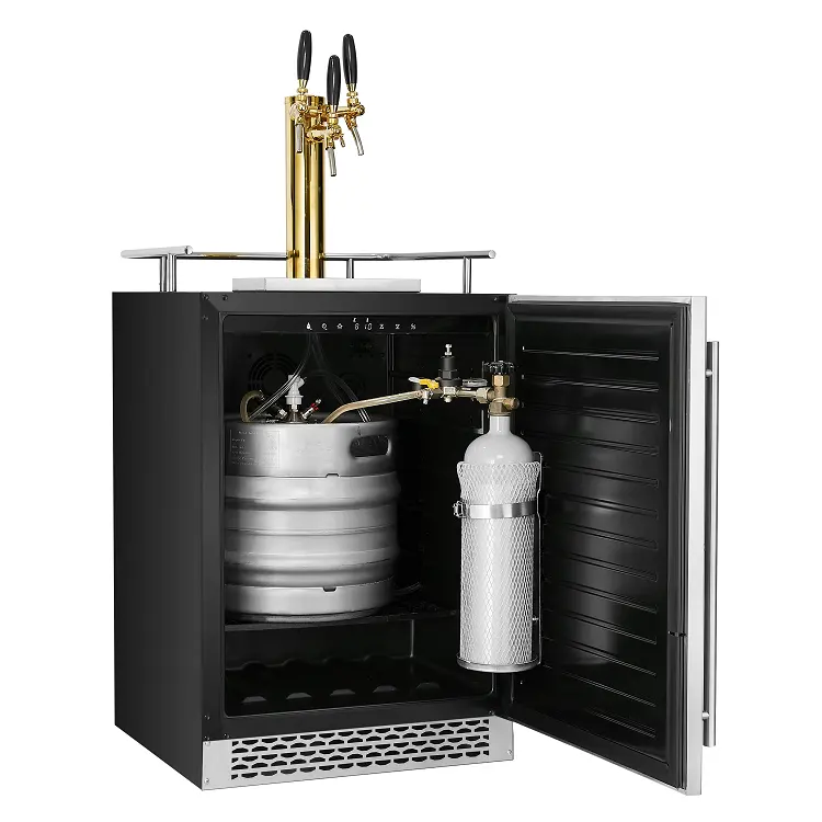 Dropshipping birra erogatore di birra Kegerator di birra con porta schiumogena di buona qualità per la casa e commerciale