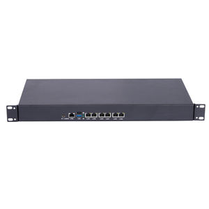 2023 yeni J1900 CPU RS232 RS485 USB2.0 1U 6LAN pfsense güvenlik duvarı yönlendirici sfp ana ağ iletişimi için - Product Image 1