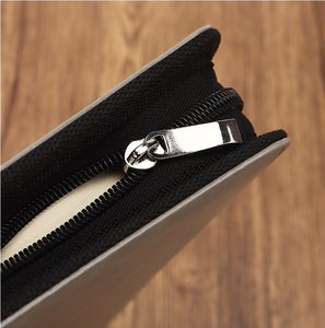 A5 6-ring Loose-leaf cuoio Business Notebook con una cerniera schede calcolatrice penna File essenziali per viaggi d'affari - Product Image 4