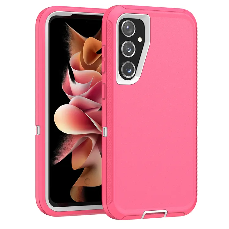 Funda de Robot de defensa 3 en 1 para Samsung S24 Ultra S23 FE S22 Plus S21 S20, funda protectora resistente a prueba de golpes