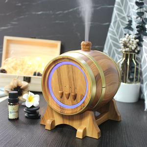 Directo de fábrica nuevo 350ML barril máquina de aromaterapia hogar ultrasónico colorido humidificador de luz nocturna - Product Image 6