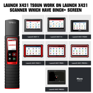 TSGUN TPMS 433 315MHZ 2 In1 RFセンサーハンドヘルドX-431 TSGUN車のタイヤ空気圧検出器プログラミング診断ツール - Product Image 3