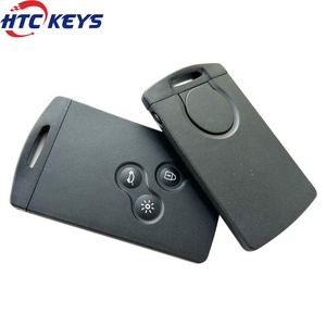 กล่องกุญแจรีโมทสมาร์ทการ์ด4ปุ่มพร้อมใบมีดฉุกเฉินสำหรับ R-enault Megane KEY - Product Image 2