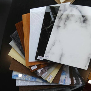 Yüksek parlak farklı desenli kolay şekil esnek fantezi su geçirmez fabrika fiyat mermer akrilik levha - Product Image 1