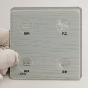 บริการตัดและขัดกระจกด้วยระบบ <span class=keywords><strong>CNC</strong></span> การพิมพ์สกรีนสำหรับปุ่มสัมผัส - Product Image 2