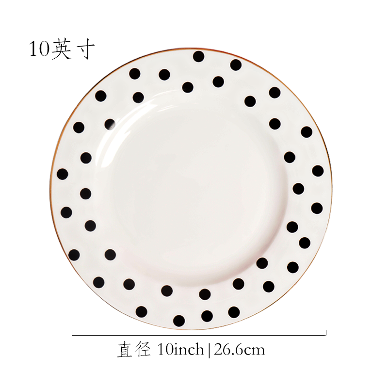 Dot 10 inch plate