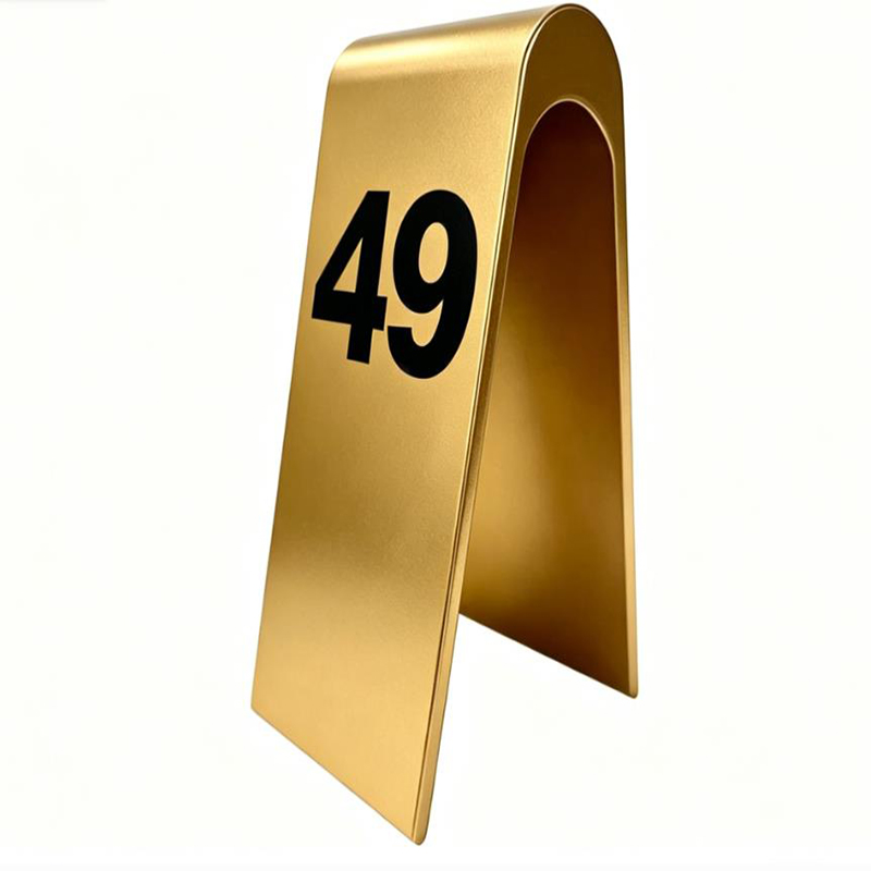 Gold with Black letter