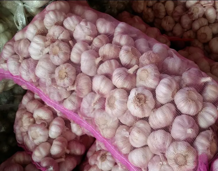 Bolsas de malla de polipropileno, embalaje de ajo fresco, Pp, fruta, rosa, bolsa de malla con cordón
