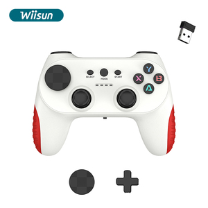 Joystick de juego inalámbrico con logotipo OEM, controlador de juego doble, USB de 2,4 Ghz, mando USB para PC P3