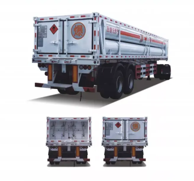 CNG kamyon tankı sıvı azot römork taşıma büyük hacimli dikişsiz çelik kriyojenik benzin tankeri ucuz fiyat