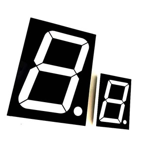 4 Zoll 1-stellige 7-Segment-LED-Anzeige Rotlicht-LED-Anzeigen Bildschirme Zeit zähler Digitale Beschilderungen