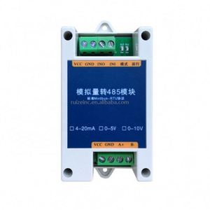 SRUIS 10/12 Bit AD Mti canale 4-20Ma 0-5V 0-10V PLC ingresso analogico I/O alla modalità convertitore RS485 Modbus RTU TCP - Product Image 1