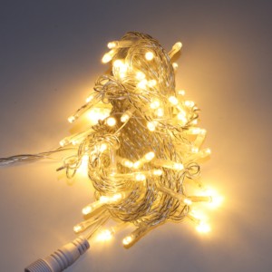 圣诞灯10m 100LED luces navidad发光二极管串仙女灯8模式110v 220v树婚礼派对节日花环灯