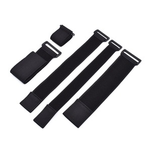 Bridas para cables Sujetadores de gancho y bucle Cinta elástica de gancho y bucle de nailon Correa personalizada - Product Image 4