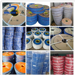 1\&quot; Black Custom PVC <strong>Lay</strong> <strong>Flat</strong> Silicone <strong>Hose</strong> Pipe Water Discharge <strong>Hose</strong> With Cutting and Moulding Processing Service - Product Image 4