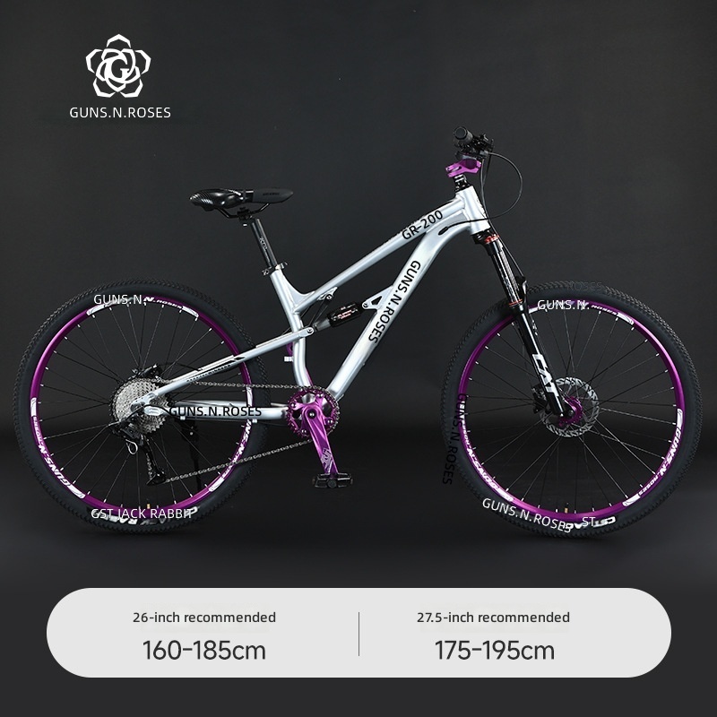 Silver-single-shoulder air pressure-oil disc model-10 speed