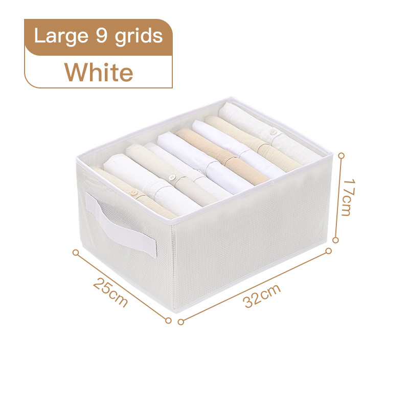 9 grids organizer white