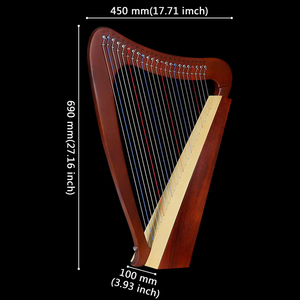 23 dizeleri arp İrlandalı klasik Mini arp el yapımı müzik enstrümanı öğrenci için yeni başlayanlar - Product Image 6