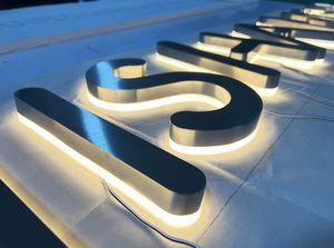 कस्टम लोगो ने बाहरी विज्ञापन बैकलिट के नेतृत्व वाले चैनल पत्र पर घर नंबर सौर, दुकान और कैफे के लिए टिकाऊ - Product Image 3