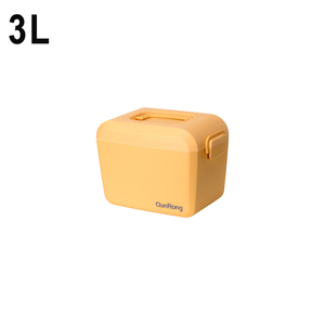 กล่องเก็บของพลาสติกใช้ได้จริงสี3L-5L-15L วางซ้อนกันได้พร้อมที่จับสลักฝาล้อสำหรับใช้ในรถยนต์และอาหาร - Product Image 2