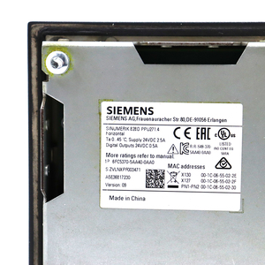 Siemens SINUMERIK 840D Sl sistemi di controllo della linea Base 6FC5370-5AA40-0AA0 tastiera del pannello - Product Image 4