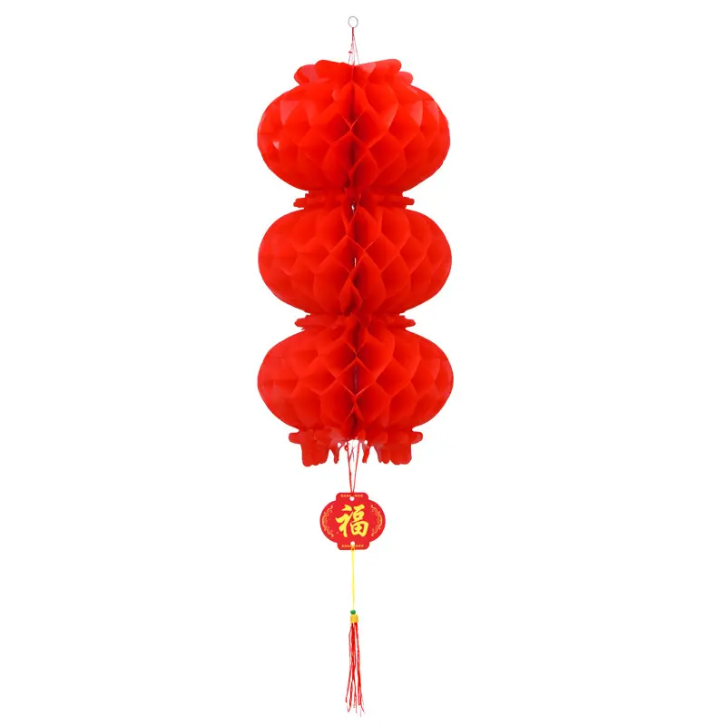 Célébrations du festival Célébrations de mariage Centres commerciaux décorés de petites lanternes avec une lanterne du Nouvel An chinois