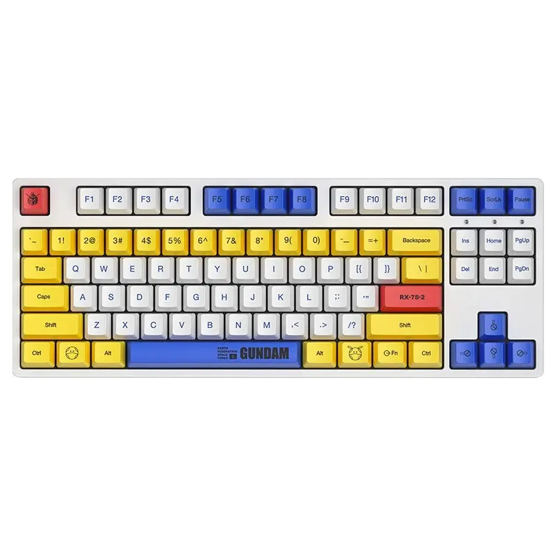 Clavier mécanique de jeu IP GUNDAM W200 W210 sans fil 2.4G 87 touches 108 touches C200 C210 filaire 2.4G 87 touches 108 touches