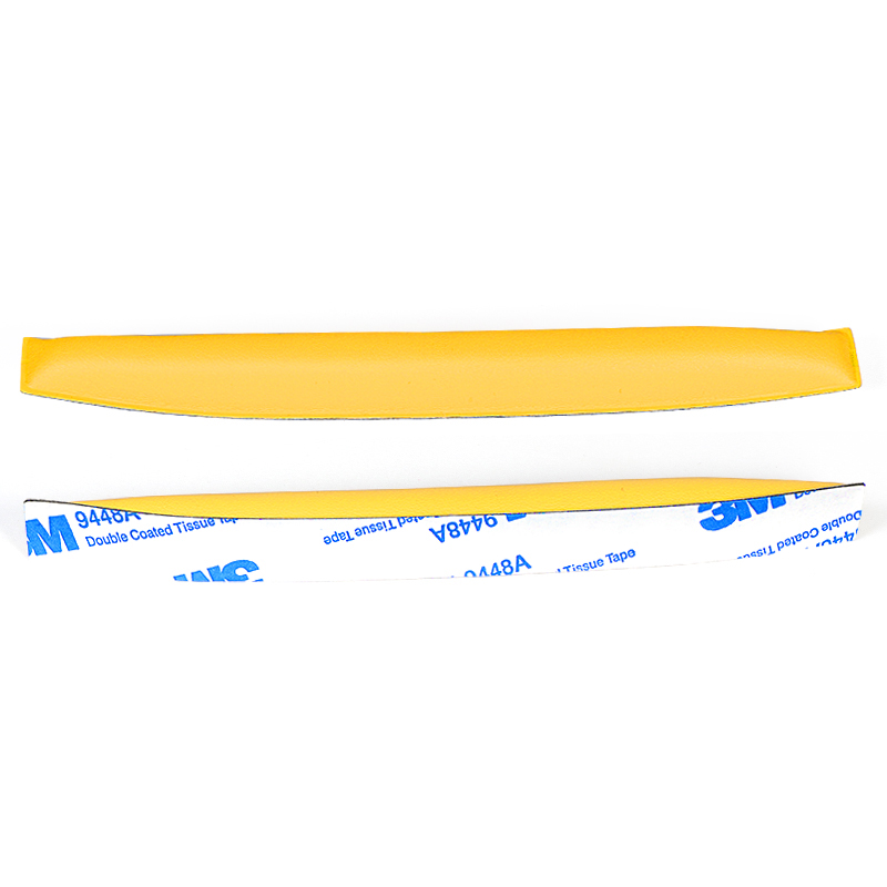 1 pièces en cuir protéiné-jaune-bandeau