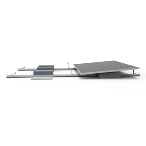 Düz beton balkon doğu-batı paneli raf kiti için güneş çatı zemin montaj sistemi balastlı yapısı - Product Image 3