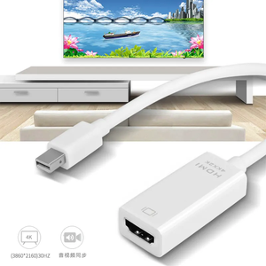 迷你DP至HDMI适配器4k电缆监视器转换器DP至HDMI适配器，适用于苹果MacBook Pro Air笔记本电脑 - Product Image 6