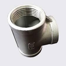METAL 2&quot; Equal Threaded Forged Tee | ASTM <strong>A815</strong> UNS <strong>S31803</strong> Duplex Stainless Steel ASME B16.11 for High-Pressure Pipelines - Product Image 4