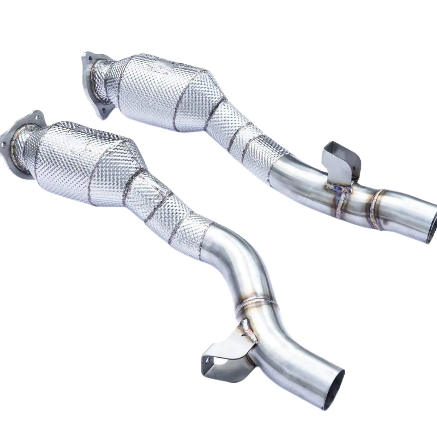 304 stainless steel exhaust downpipe for Porsche cayenne 958.1 958.2