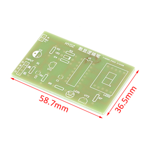 DIY LED pcb Digital Display LED Logic Pen Electronic <strong>Kit</strong> High and Low Level Test <strong>Circuit</strong> Soldering Practice Board <strong>Kit</strong> - Product Image 4
