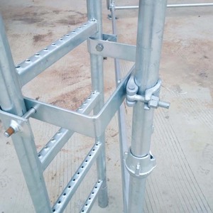 溶融亜鉛メッキ金属アクセススーパーカプロック足場用ドロップ鍛造ハーフカプラーラダーブラケット