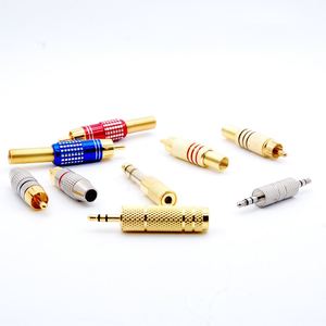 Black <strong>RCA</strong> Plug AV <strong>RCA</strong> Female Jack Connector <strong>1</strong> to <strong>2</strong> <strong>RCA</strong> Female Jacks Audio Converter <strong>Splitter</strong> Audio <strong>2</strong> in <strong>1</strong> Jack - Product Image 5