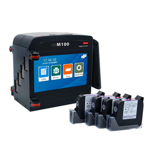 WAISU 100mm Código QR gran LOGO GS1 serie número máquina de impresión de texto impresora térmica de inyección de tinta de mano en botella de plástico de Metal - Product Image 4