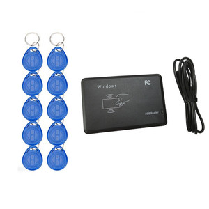 HF-Karte 125kHz RFID Reader Writer Kopierer Duplikator Kloner USB-Karten programmierer mit 10 em4305 Keyfob kostenlos - Product Image 1