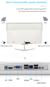OEM 21.5 23.8Inch AIO Business All in One School I5 I7 AIO PC Full Set <strong>Computer</strong> Desktops - Product Image 3