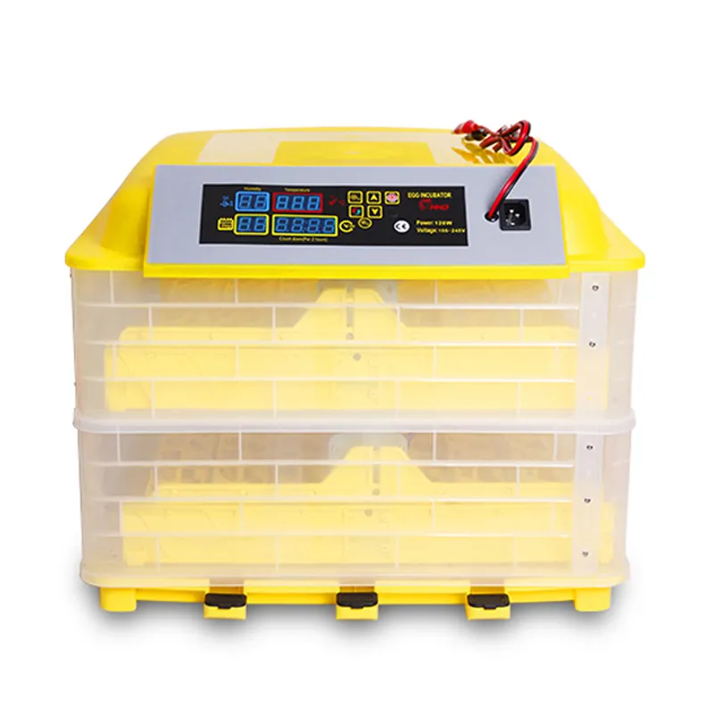 Incubadora automática de huevos de gallina HHD, 112 huevos, 12v, 220v