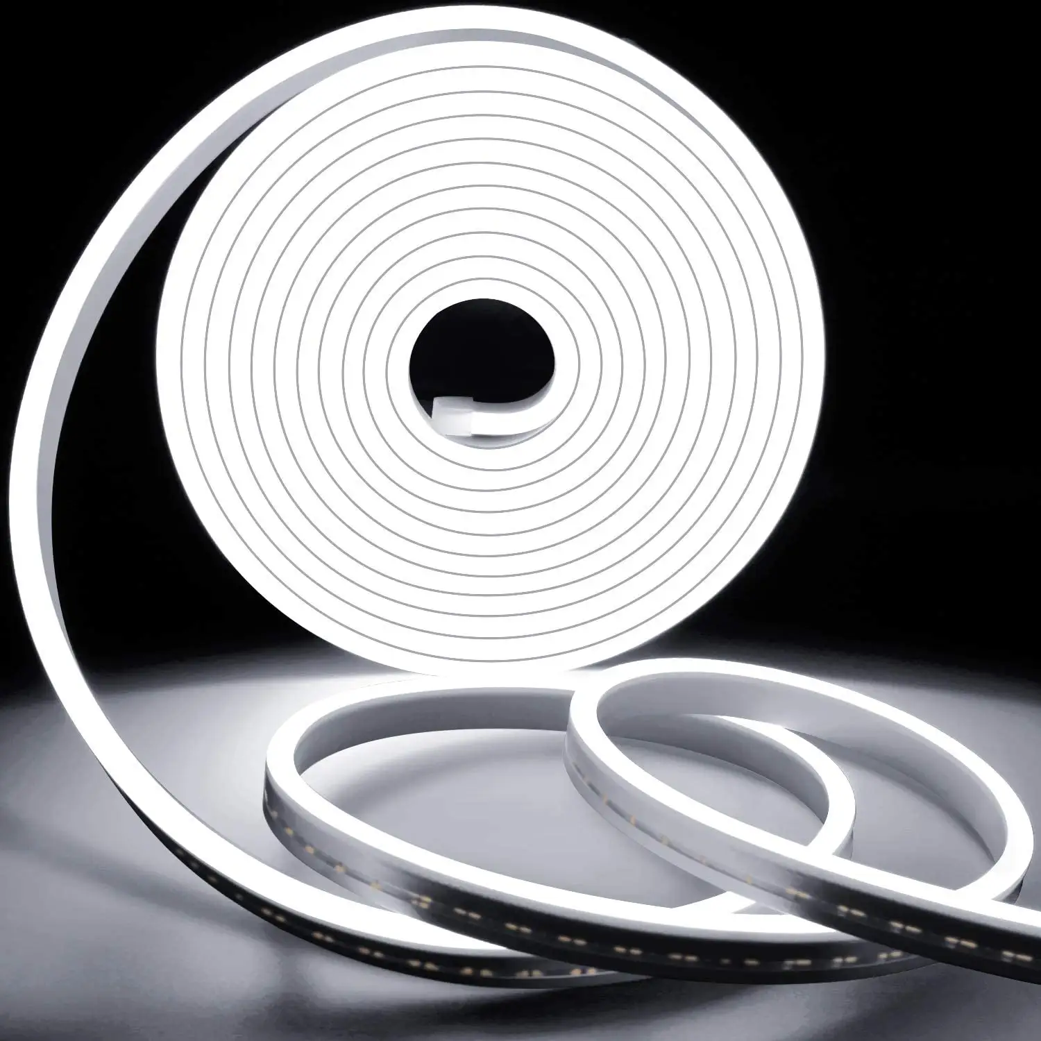 Tkled 6X12Mm Pure White Flexibele IP65 Waterdichte Neon Led Strip Licht 12V