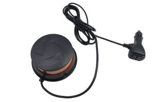 ECE SAE 30LED琥珀色闪烁警告频闪信标灯19W 8模式，带磁铁IP67 12v 24v紧急信号旋转灯 - Product Image 5