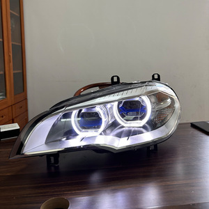 BM X5 07-13 E70 için yüksek far takımı 55W Xenon lazer Lens LED yeni Model gündüz çalışan değişiklik - Product Image 3