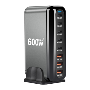 600W móvil promocional Gan teléfono múltiple carga de pared Au enchufe tipo C cargador USB universal rápido y adaptador en el escritorio - Product Image 1