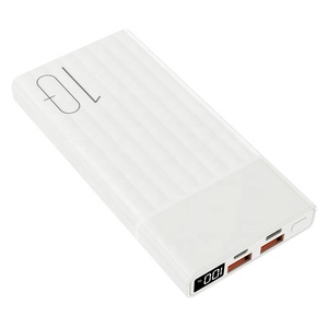 库存热门产品PD移动电源10000 20000容量2 * usb-a输出微型和usb-c输入专用22.5w，带数字显示 - Product Image 2
