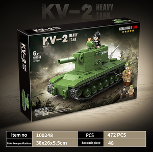 Army Building Blocks KV2 Heavy Panzer <strong>Soviet</strong> Tank <strong>Toy</strong> Bricks Set Military Brick Building <strong>Toy</strong> for World War 2 - Product Image 3