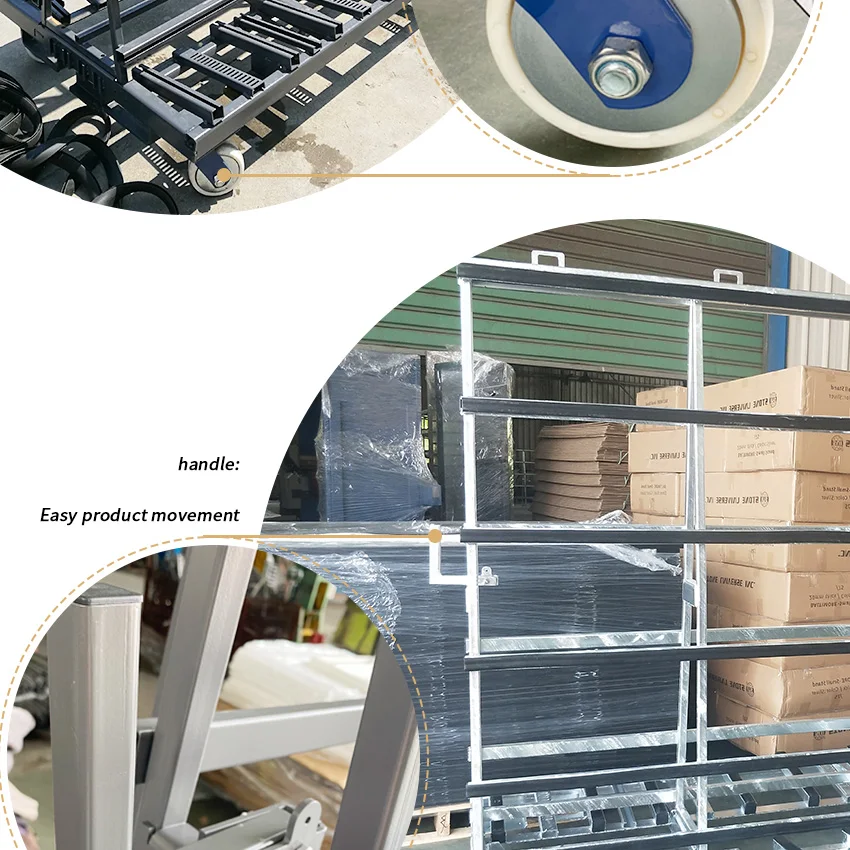 Tsianfan A Frame Racks Big Transport Glass Trolley Slab Granite Display Marble Rock Panel Ceramic Tile Stone Metal Stand Rack