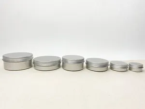 Barattoli cosmetici e contenitori vuoto vaso con latta decorata esagonale e quadrato può tappo a vite forma di cilindro - Product Image 6