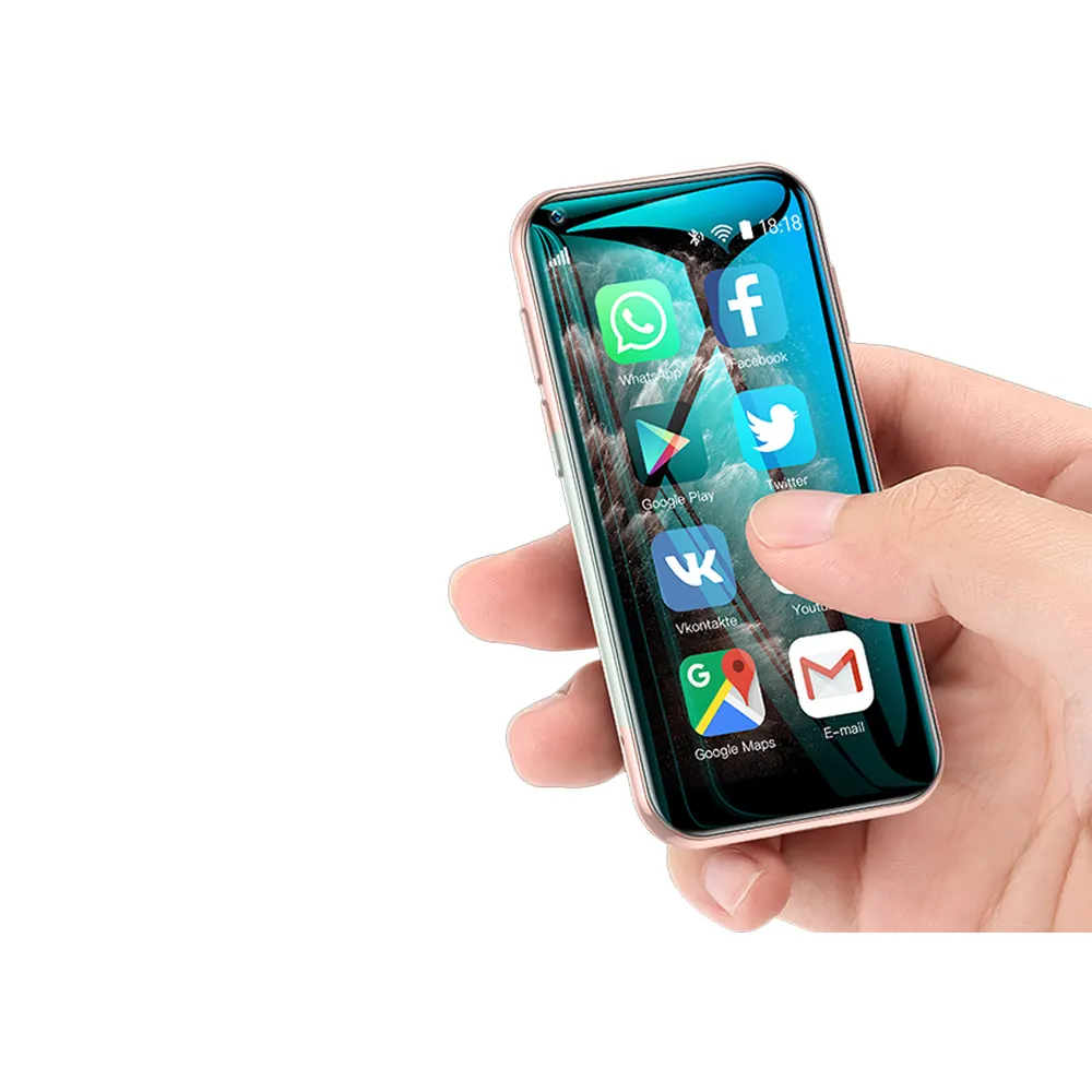 SOYES XS11 Android Mini téléphone intelligent 3D verre double Sim 1 Go de RAM 8 Go de ROM Quad Core 1000mAh 3G CDMA Play Store téléphone portable mignon