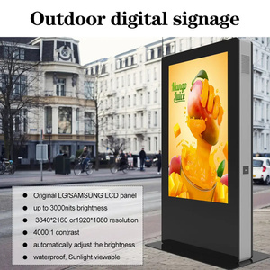 Totem pubblicità esterna Display a Led prezzo del sistema di richiesta di mation 22 pollici di rete Digital Signage Ad Player - Product Image 3