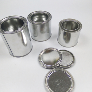 Diseño de hojalata de lata de pintura metálica redonda duradera para manualidades y uso doméstico para aplicaciones industriales químicas - Product Image 1